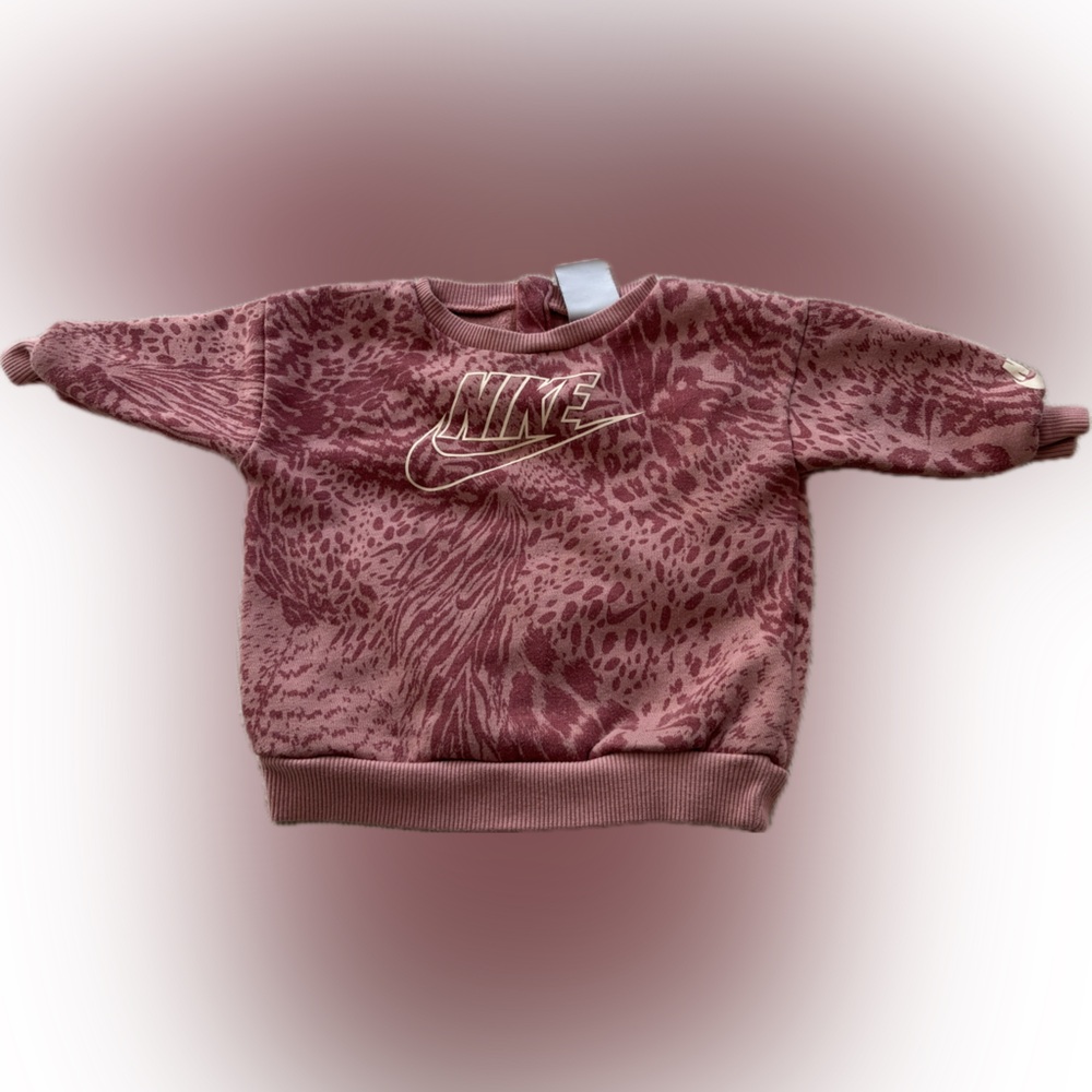 Nike Mauve Animal Print Sweatshirt